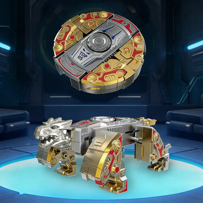 Velmoraxxa🤖🦖Transformable Finger Spinner: Mech & Dinosaur Dual Editions!